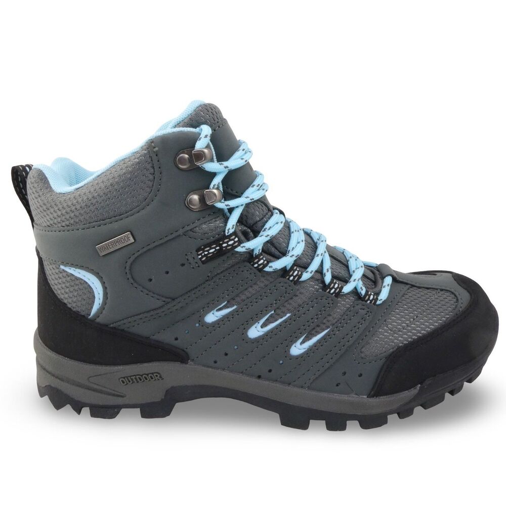 NWOB Hiking Boots Women's US 9 Waterproof Hiking Boots Comfortable Darkgrey